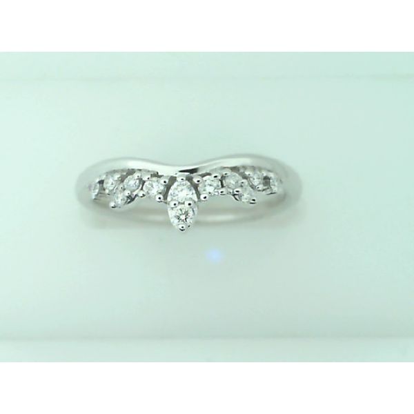 14K White Gold Diamond Contour Band Vandenbergs Fine Jewellery Winnipeg, MB