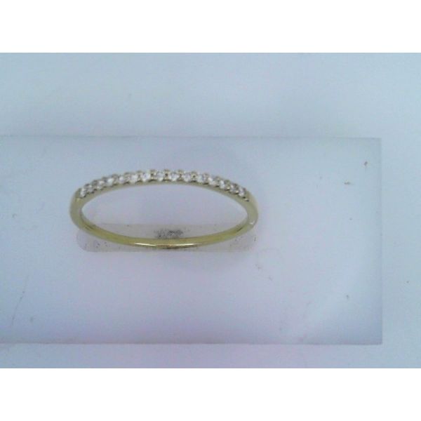 14K Yellow Gold Diamond Wedding Band Vandenbergs Fine Jewellery Winnipeg, MB