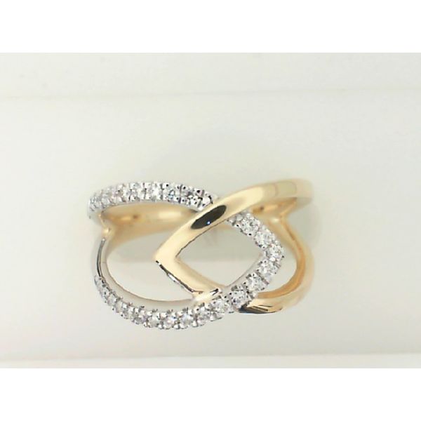 14K Two-Tone Diamond Ring Image 2 Vandenbergs Fine Jewellery Winnipeg, MB