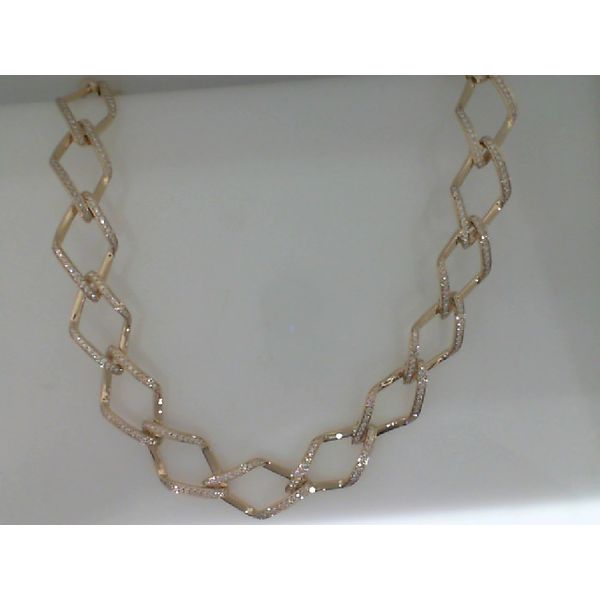 14K Gold Diamond Chain Necklace Vandenbergs Fine Jewellery Winnipeg, MB