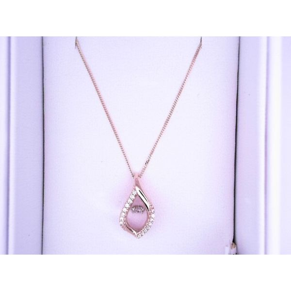 10K Yellow Gold "Dancing Diamond" Necklace Vandenbergs Fine Jewellery Winnipeg, MB