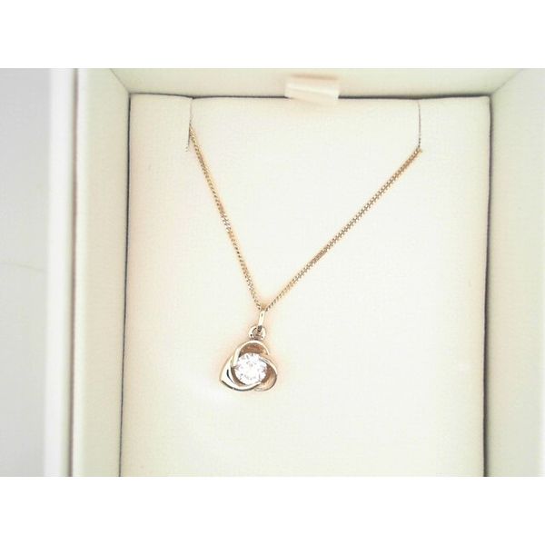 10K Yellow Gold Diamond Necklace Vandenbergs Fine Jewellery Winnipeg, MB