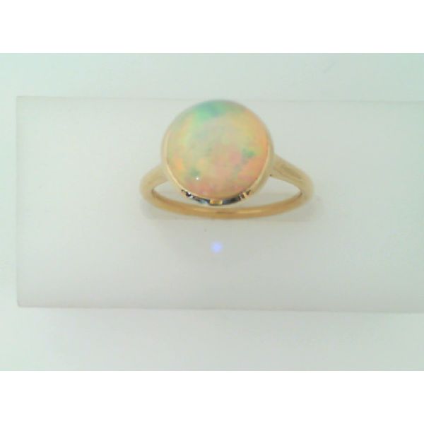 14K Yellow Gold Ethiopian Opal Ring Vandenbergs Fine Jewellery Winnipeg, MB