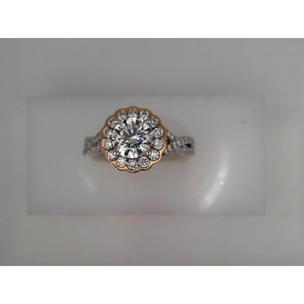 14K Two-Tone Semi-Mount Engagement Ring Vandenbergs Fine Jewellery Winnipeg, MB