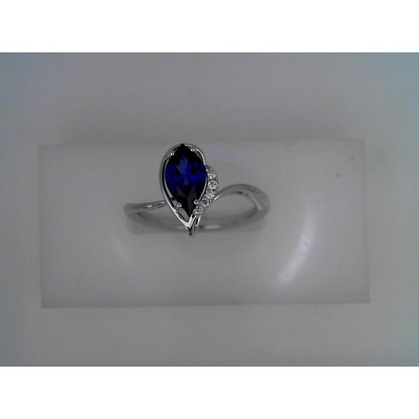 14K White Gold Sapphire & Diamond Ring Vandenbergs Fine Jewellery Winnipeg, MB