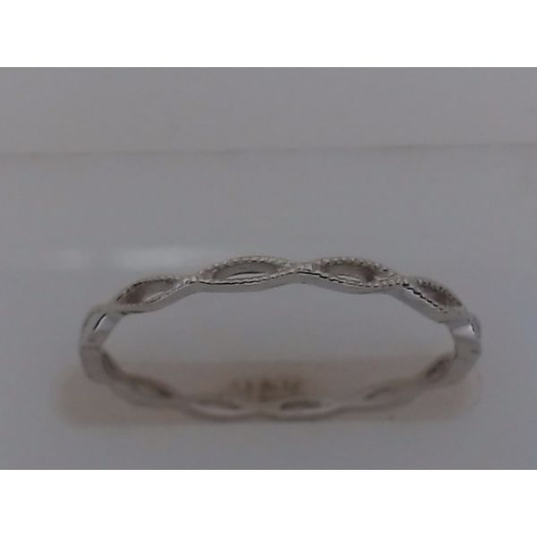 14K White Gold Stacking Band Vandenbergs Fine Jewellery Winnipeg, MB