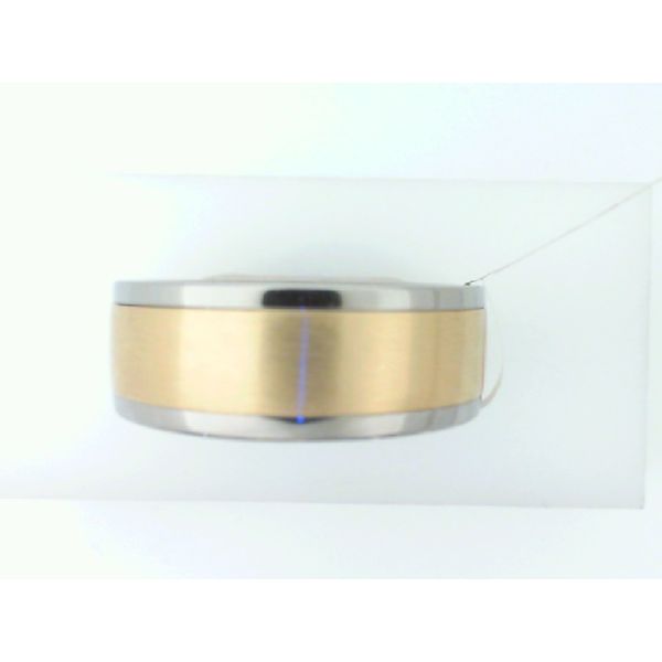 14K Yellow Gold & Titanium Wedding Band Vandenbergs Fine Jewellery Winnipeg, MB