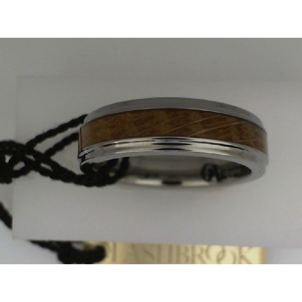 Whiskey Barrel Wood & Titanium Band Image 2 Vandenbergs Fine Jewellery Winnipeg, MB