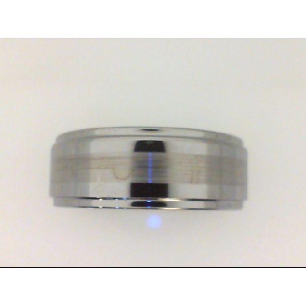 Brushed & Polished Tungsten Band Vandenbergs Fine Jewellery Winnipeg, MB