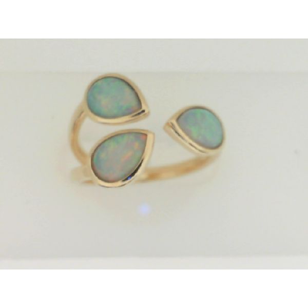 14K Yellow Gold Australian Opal Ring Vandenbergs Fine Jewellery Winnipeg, MB