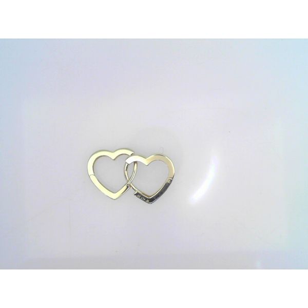 10K Yellow Gold Heart Shaped Hoops Vandenbergs Fine Jewellery Winnipeg, MB