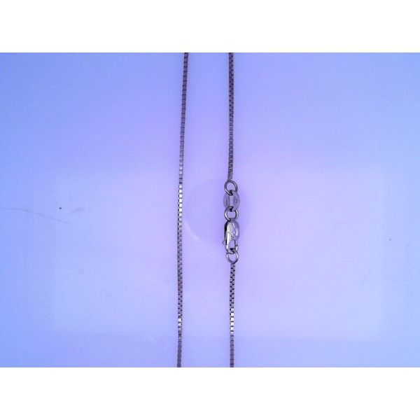 10K White Gold Box Chain Vandenbergs Fine Jewellery Winnipeg, MB