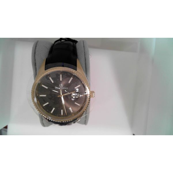 Vandenbergs Black Leather Watch Vandenbergs Fine Jewellery Winnipeg, MB