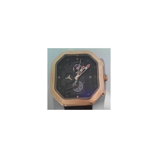 Lige Brown Leather Octagon Watch Vandenbergs Fine Jewellery Winnipeg, MB