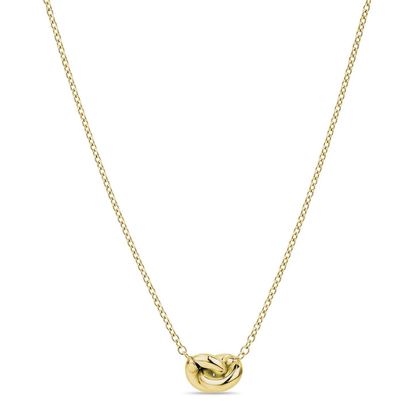 14K Gold Plated Knot Necklace Vandenbergs Fine Jewellery Winnipeg, MB