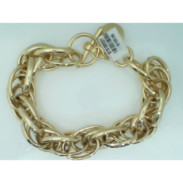 Gold Plated Toggle Chain Bracelet Vandenbergs Fine Jewellery Winnipeg, MB