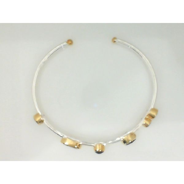 Gemstone Slim Cuff Bracelet Image 2 Vandenbergs Fine Jewellery Winnipeg, MB