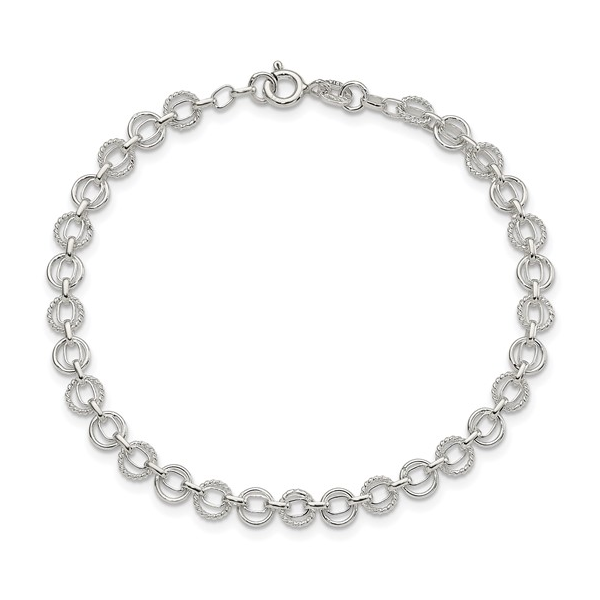 Sterling Silver Fancy Link Bracelet Vandenbergs Fine Jewellery Winnipeg, MB
