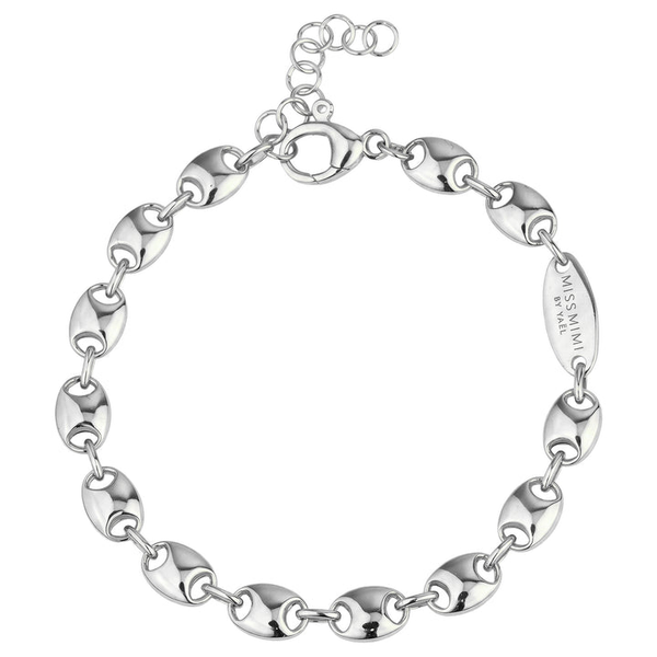 Sterling Silver Coffee Bean Link Bracelet Vandenbergs Fine Jewellery Winnipeg, MB
