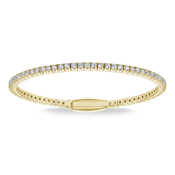 14K Gold Plated CZ Bangle Tennis Bracelet Vandenbergs Fine Jewellery Winnipeg, MB