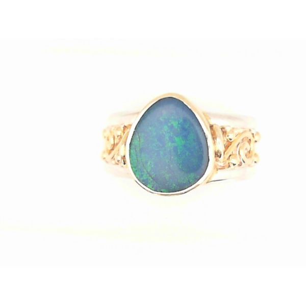 Two-Tone Opal Ring Vandenbergs Fine Jewellery Winnipeg, MB