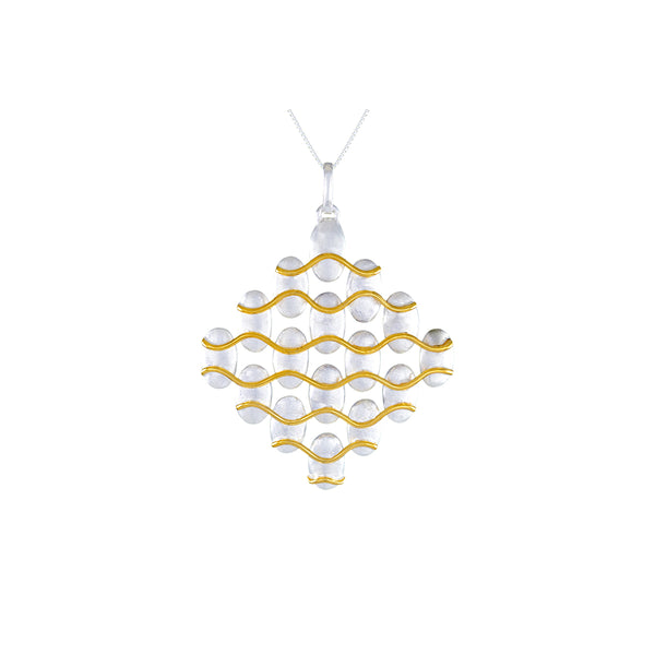 Two-Tone Art Deco Pendant Vandenbergs Fine Jewellery Winnipeg, MB