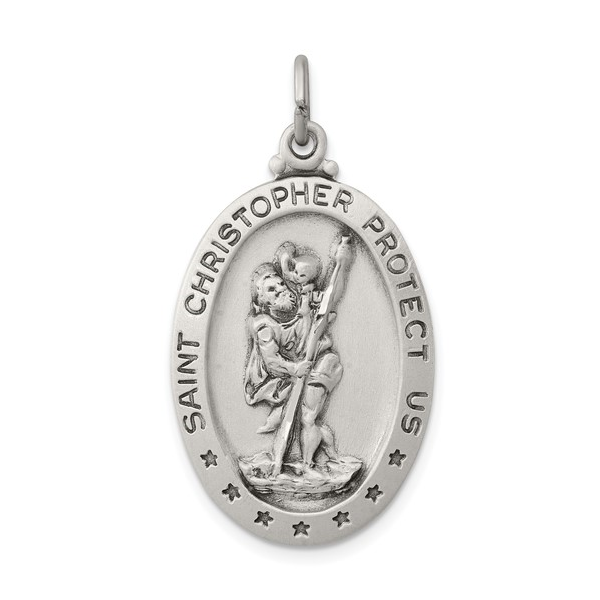 Oval St. Christopher Pendant Vandenbergs Fine Jewellery Winnipeg, MB