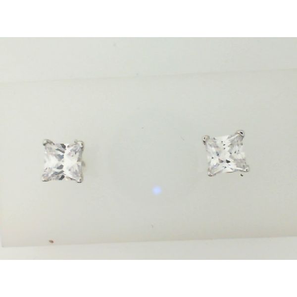 Princess Cut CZ Studs Vandenbergs Fine Jewellery Winnipeg, MB
