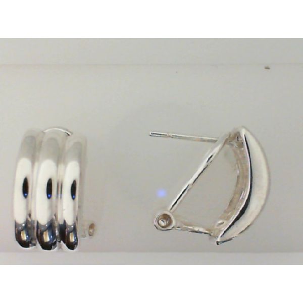Sterling Silver Grooved Earrings Vandenbergs Fine Jewellery Winnipeg, MB