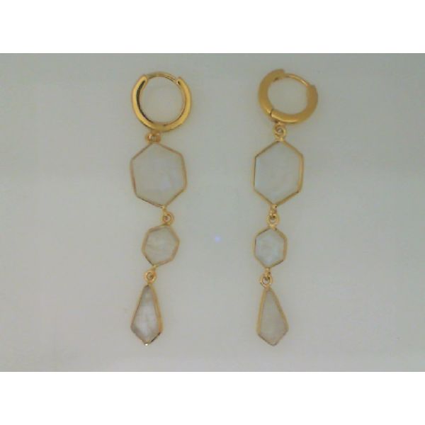Moonstone Dangle Earrings Vandenbergs Fine Jewellery Winnipeg, MB