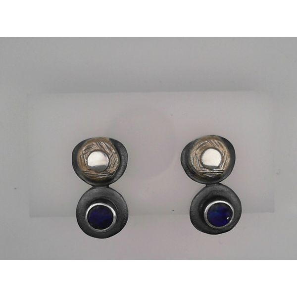 Two-Tone Textured Earrings Vandenbergs Fine Jewellery Winnipeg, MB