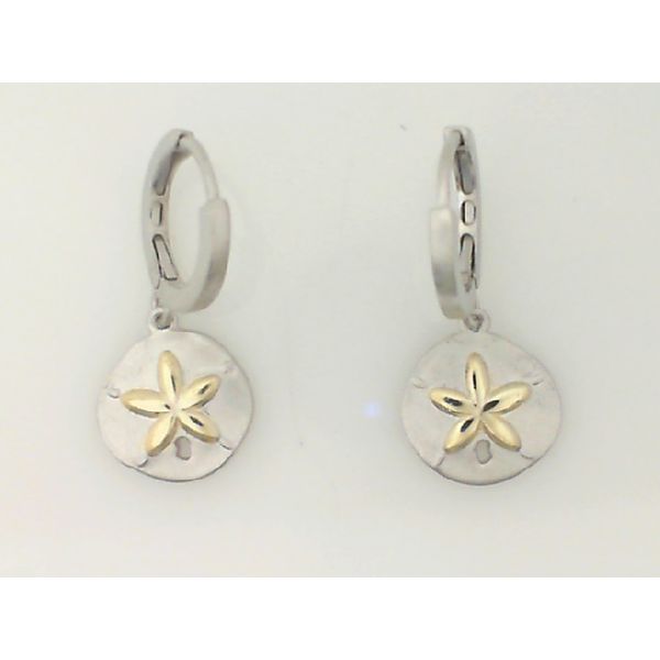 Sand Dollar Charm Huggies Vandenbergs Fine Jewellery Winnipeg, MB