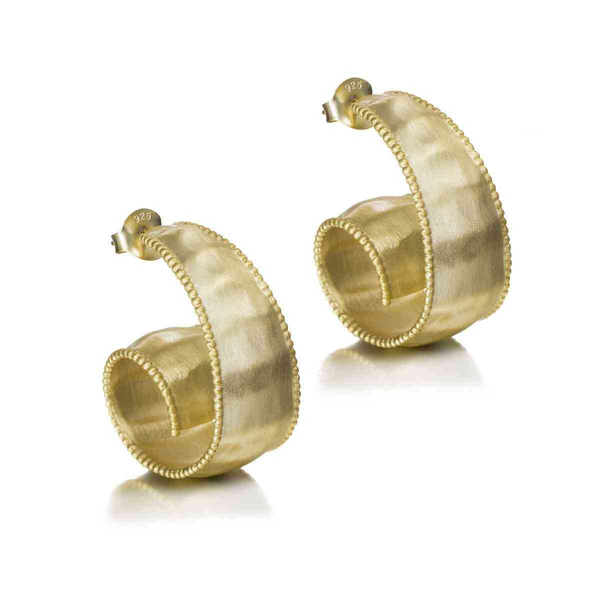18K Gold Vermeil Plated LUCKY Earrings Vandenbergs Fine Jewellery Winnipeg, MB
