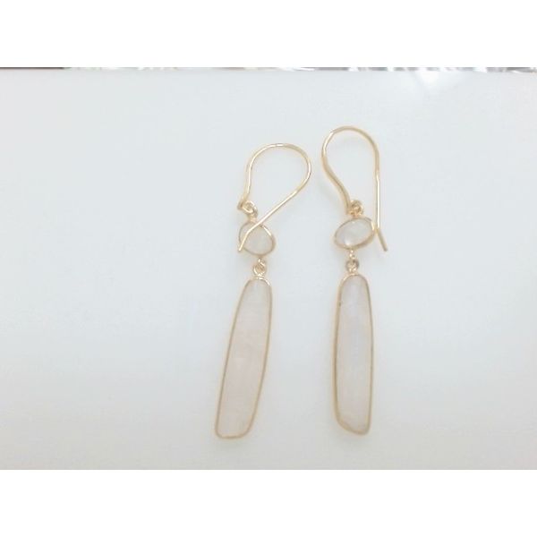 Rainbow Moonstone Drop Earrings Vandenbergs Fine Jewellery Winnipeg, MB