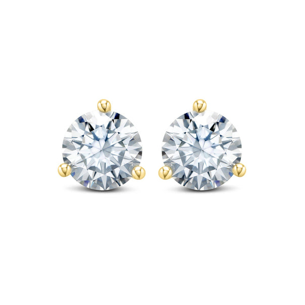 1.5CT 14K Gold Plated CZ Studs Vandenbergs Fine Jewellery Winnipeg, MB