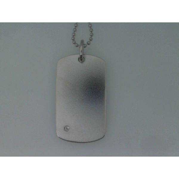 Sterling Silver Photo Tag Necklace Image 2 Vandenbergs Fine Jewellery Winnipeg, MB