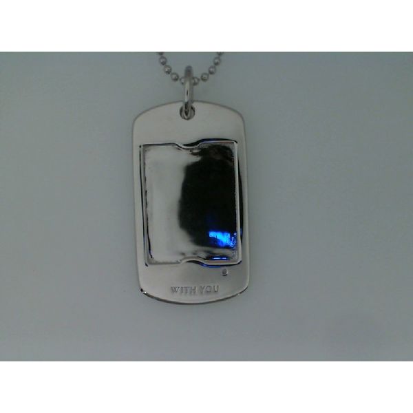 Sterling Silver Photo Tag Necklace Vandenbergs Fine Jewellery Winnipeg, MB