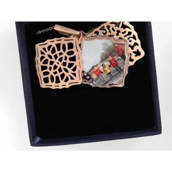 Rose Plated Diamond Locket Image 3 Vandenbergs Fine Jewellery Winnipeg, MB