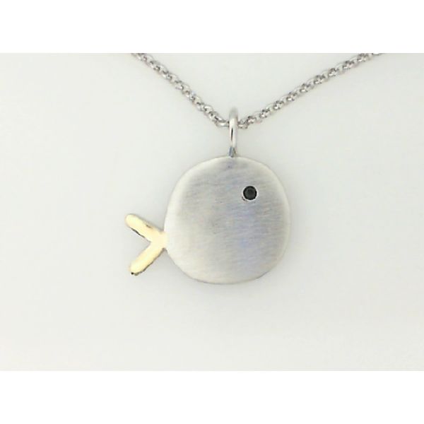 Two-Tone Fish Necklace Vandenbergs Fine Jewellery Winnipeg, MB