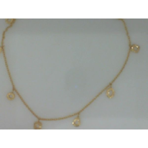 18K Gold Vermeil Station Necklace Vandenbergs Fine Jewellery Winnipeg, MB