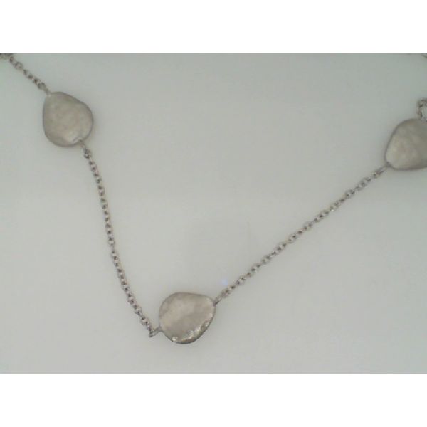 Hammered Station Necklace Vandenbergs Fine Jewellery Winnipeg, MB