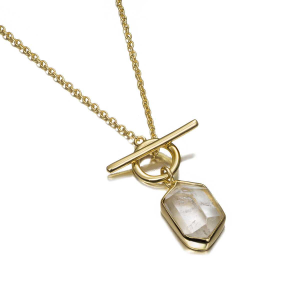 Herkimer Diamond Quartz Toggle Necklace Vandenbergs Fine Jewellery Winnipeg, MB