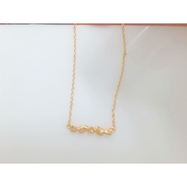 Golden Nuggets Bar Necklace Vandenbergs Fine Jewellery Winnipeg, MB