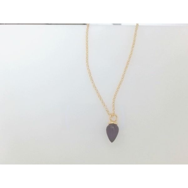 Amethyst Pendulum Necklace Vandenbergs Fine Jewellery Winnipeg, MB