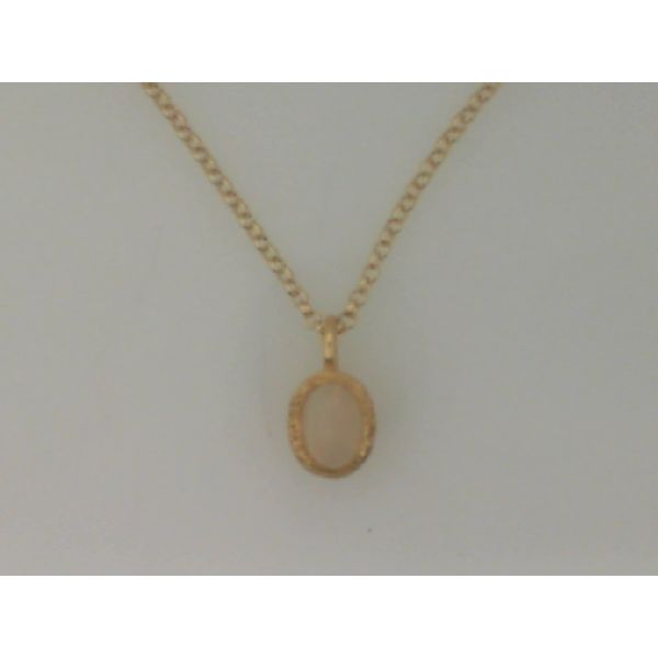 Oval Natural Opal Necklace Vandenbergs Fine Jewellery Winnipeg, MB