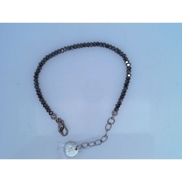 Stainless Steel Hematite Bead Bracelet Vandenbergs Fine Jewellery Winnipeg, MB
