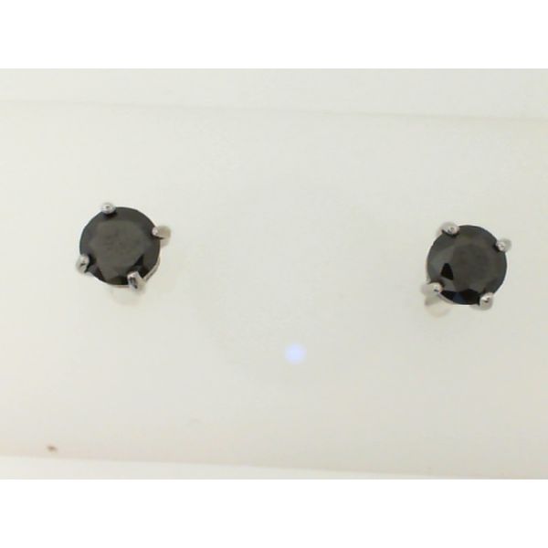 Stainless Steel Black CZ Studs Vandenbergs Fine Jewellery Winnipeg, MB