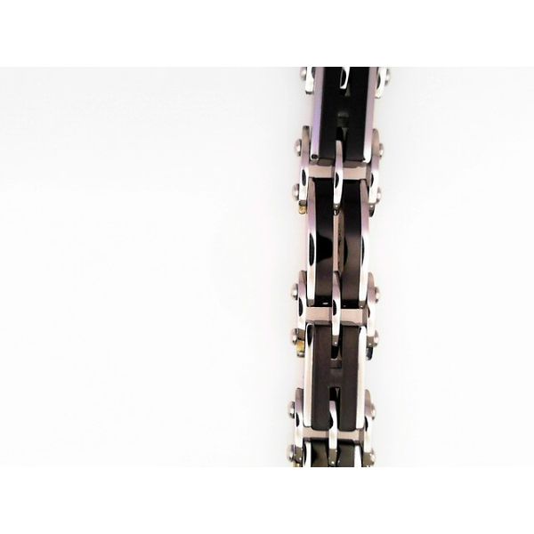 Two-Tone Steel Reversible H-Link Bracelet Vandenbergs Fine Jewellery Winnipeg, MB