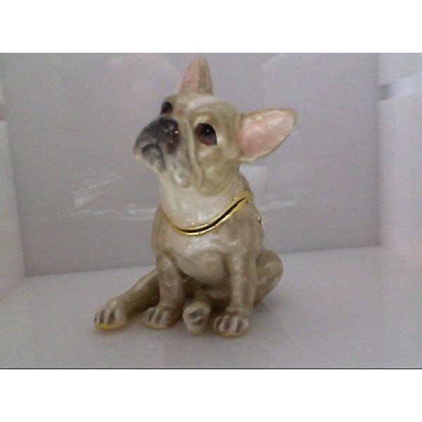 "Tanner the Frenchie" Trinket Box Vandenbergs Fine Jewellery Winnipeg, MB
