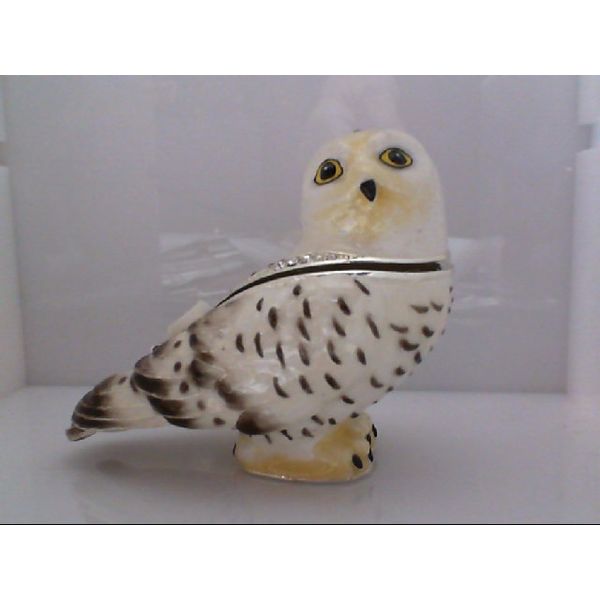 "Skylar the Snowy Owl" Trinket Box Vandenbergs Fine Jewellery Winnipeg, MB